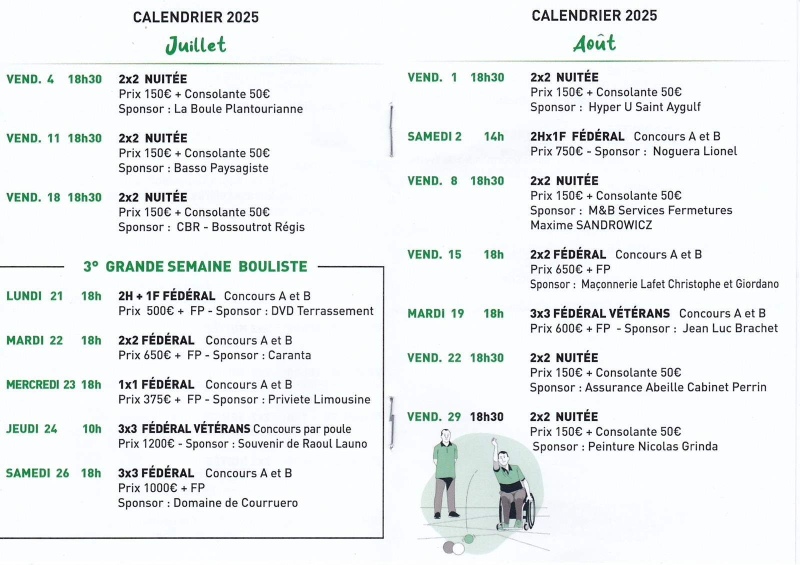 calendrier